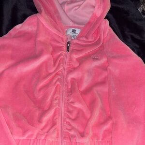 Juicy Couture Vibrant Pink Long Sleeve Hoodie